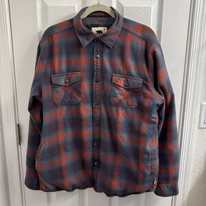 Men's DAKOTA GRIZZLEY Plaid Button-Up Jacket Thermal Lined Size XL -
